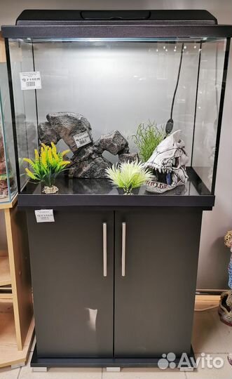 Аквариум 90л чёрный