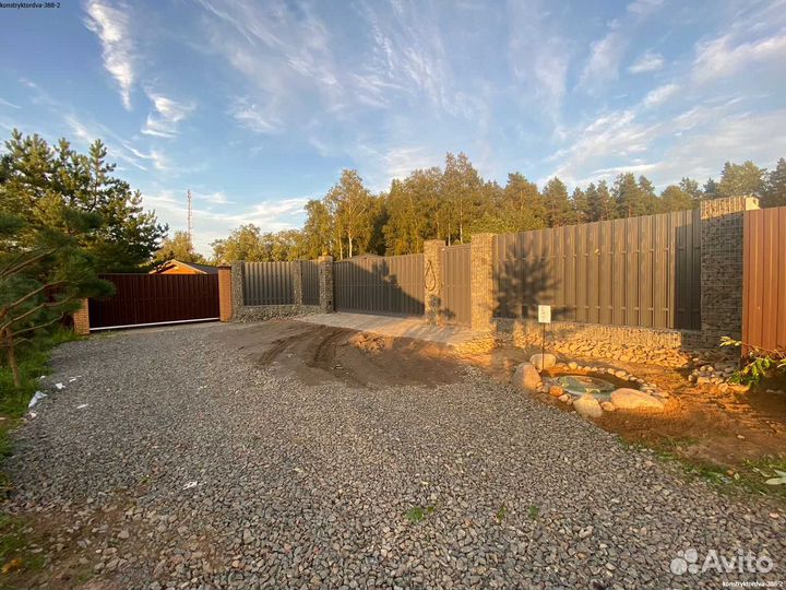 Подпорные габионы цоколь 50*50мм в наличии