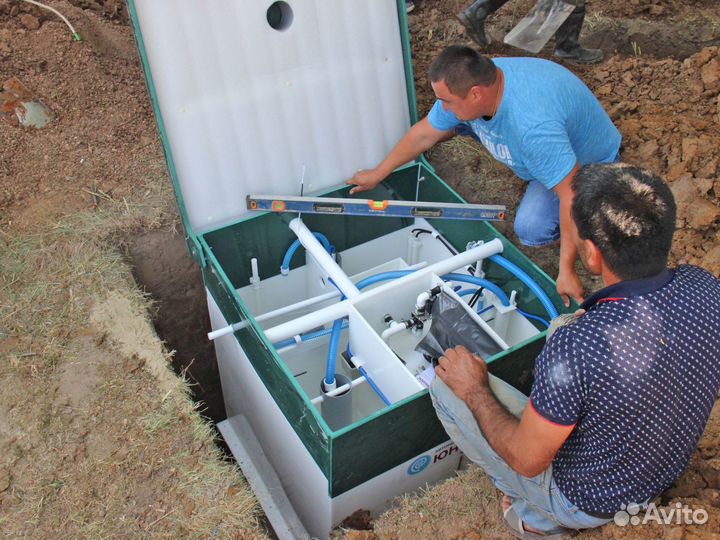 Септик эко Малахит пластиковый