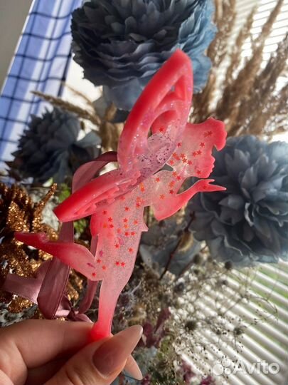 Елочные игрушки из эпоксидной смолы