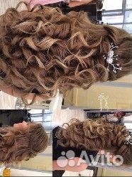 Укладка локоны, афрокудри