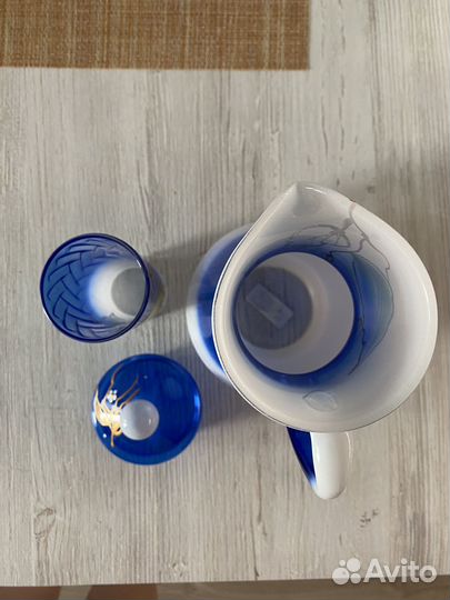 Набор стеклянный графин и 6 стаканов