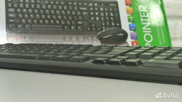 Комплект беспроводной клавиатура и мышь Dialog