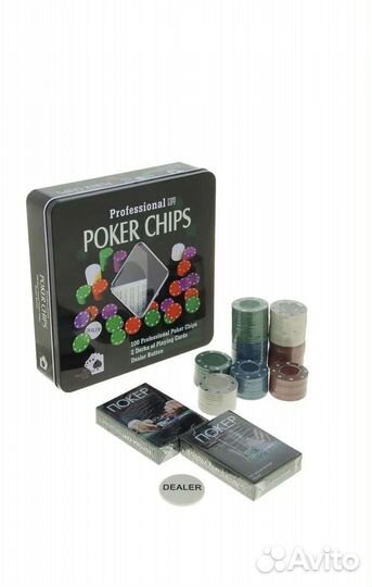 Набор Для Покера 100 фишек