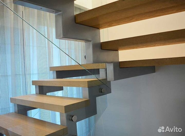 Сварной Каркас Лестницы под Обшивку в Дом