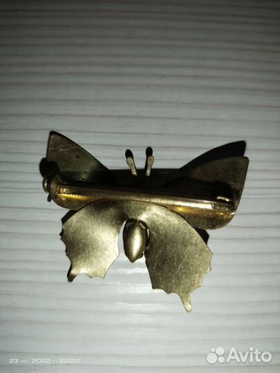 Винтажная брошь чехословакия