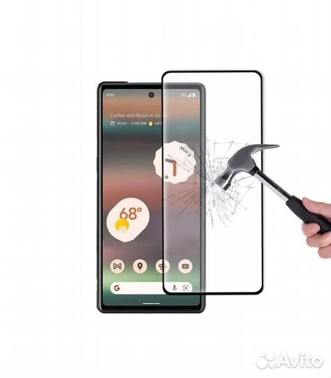Стекло Ainy для Google Pixel 6a
