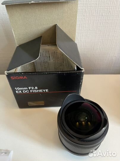 Объектив Sigma 10mm F2.8 EX DC fisheye HSM Nikon f