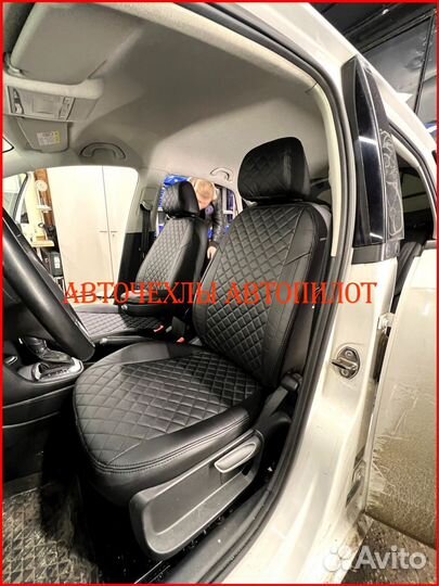 Чехлы Автопилот Volkswagen Polo 5 Sd из экокожи