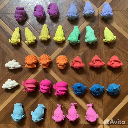 Тролли, Домик-пенал, Angry Birds брелок, игрушка