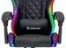 Игровое кресло RGB новое черное