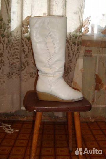 Кожаные зимние сапоги Германия. Р 37