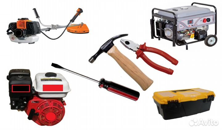 Ремонт садовой техники, инструмента