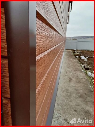 Сайдинг металлический / евробрус