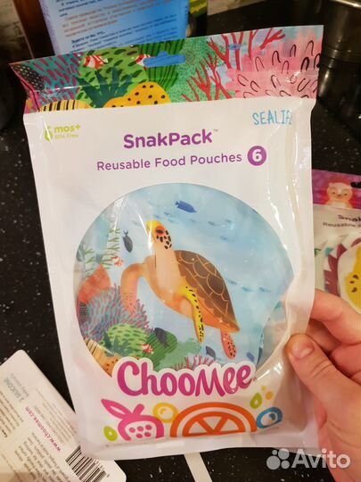 Многоразовые Паучи пакет для пюре США choomee