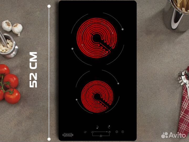 Электрическая варочная панель 2 конфорки