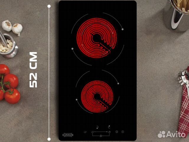 Электрическая варочная панель 2 конфорки