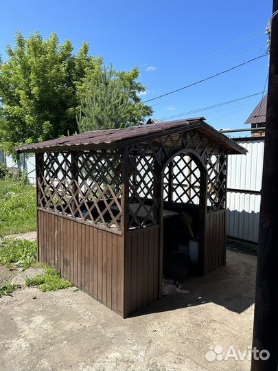 Беседка садовая из дерева