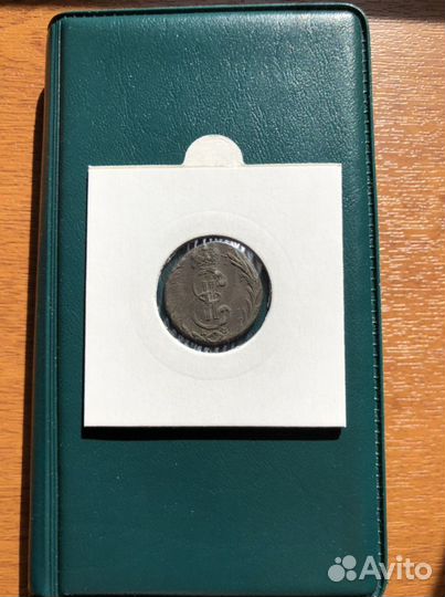 Денга 1768 км Сибирская монета Отличные