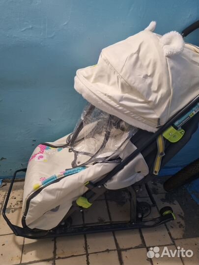 Детские санки коляска