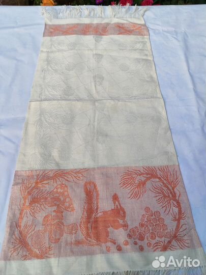 Полотенца кухонные льняные СССР, винтаж