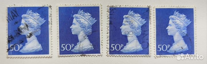 Марки Великобритания Елизавета II