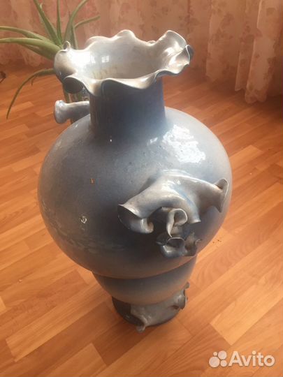 Ваза Напольная Авторская работа Фарфор