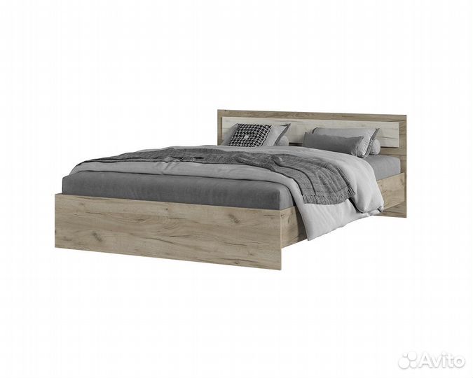 Гармония кр 602 Кровать без ящиков 1.4 крафт