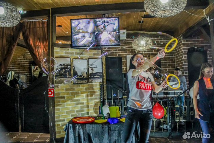 Шоу мыльных пузырей на ваш праздник