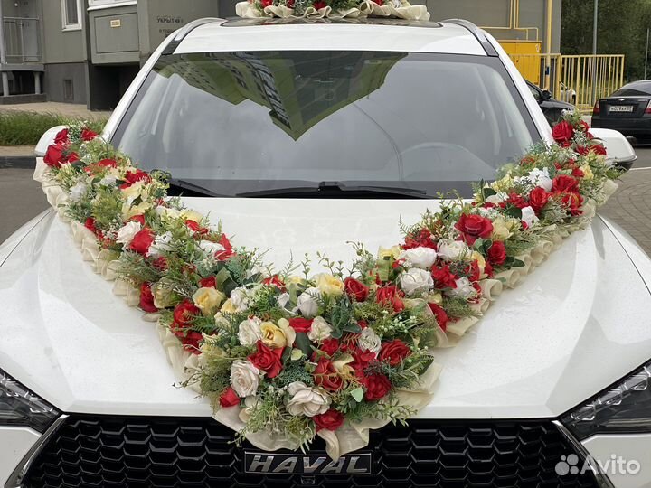 Свадебные украшения на авто Феерия