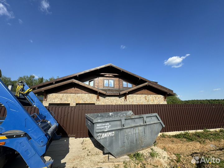 Вывоз мусора контейнером домодедово