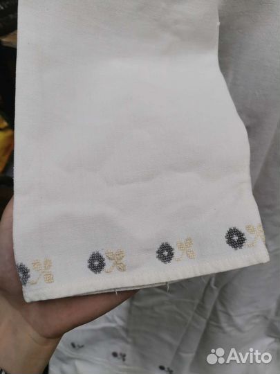 Платье национальное Хлопок Лен Вышивка (2)