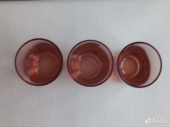 Рюмки стопки цветное стекло СССР