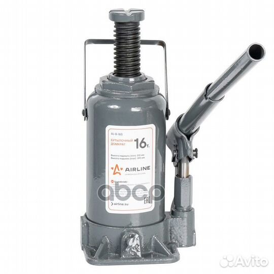 Домкрат бутылочный Домкрат бутылочный 16т (MIN