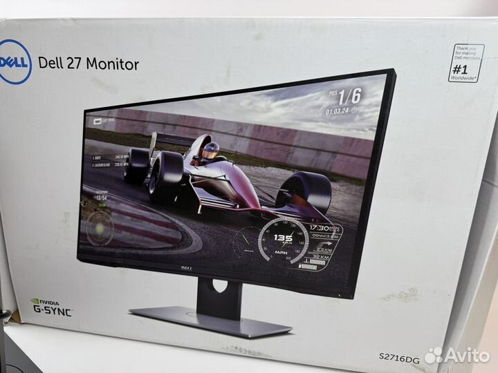 Игровой монитор Dell QHD 2K 144Гц 1мс