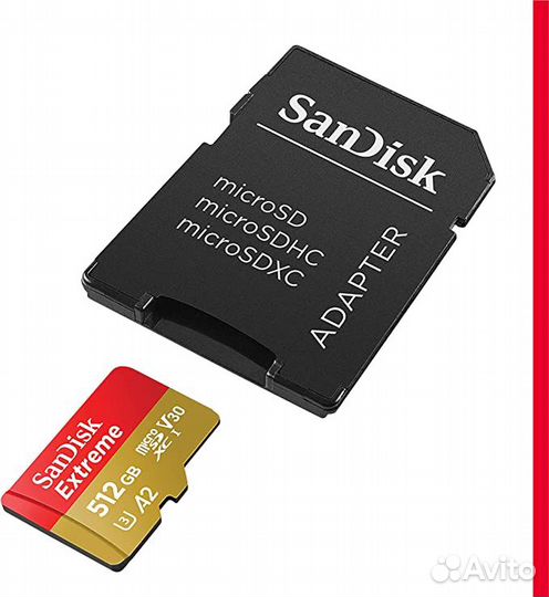 Новая USA SanDisk 512GB Ultra microsdxc UHS-I Memo