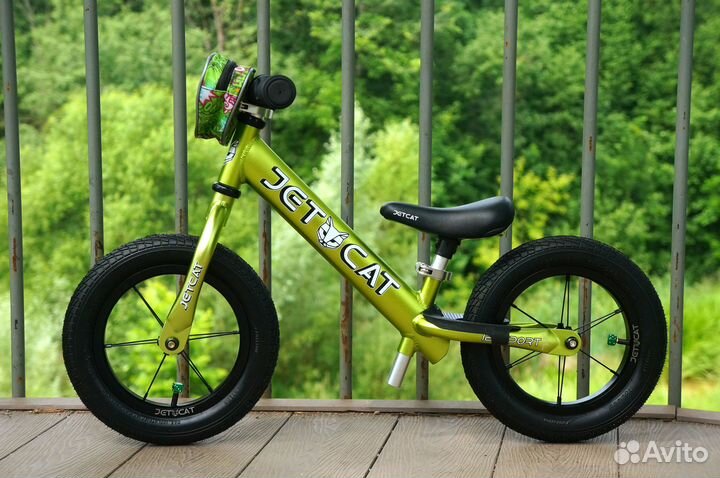 Беговел JetCat 12 Sport Slt Air Green