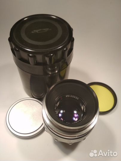 Объектив Гелиос 44 ранний коллекционный № 0 00030