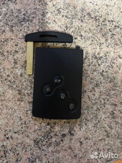 Ключ карта renault