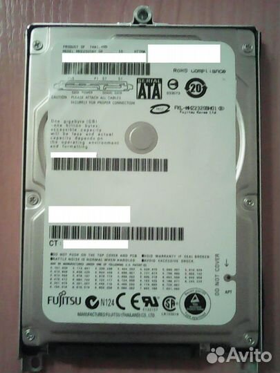 Жесткий диск для серверов HDD Fujitsu SATA 320Gb