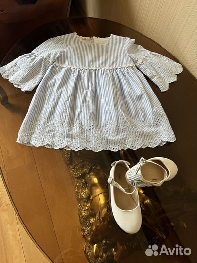 Вещи пакетом на девочку 92 98 next hm zara