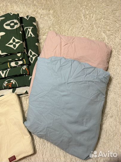 Постельное белье Евро, б/у, Ikea,Турция,пакетом