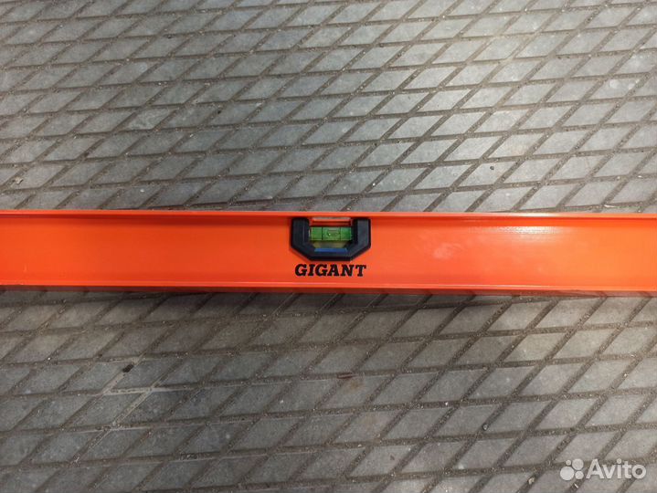 Уровень строительный Gigant Рельс, 2000 мм
