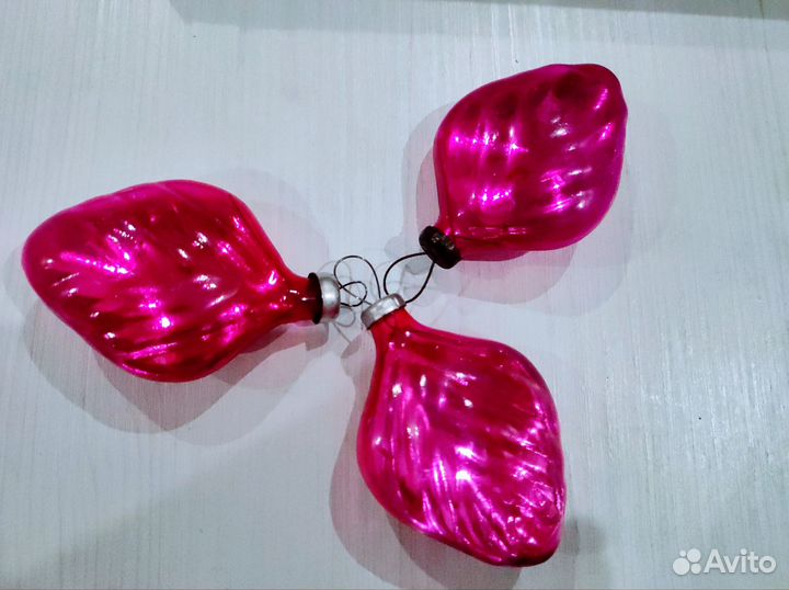 Елочные игрушки СССР листики