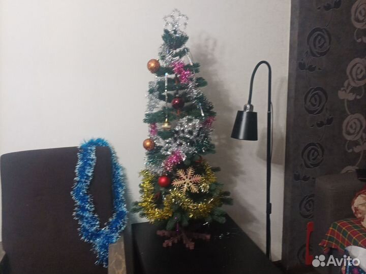 Украшенная елка110см