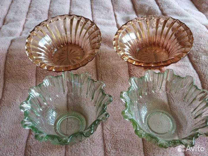 Конфетница стекло СССР, ваза