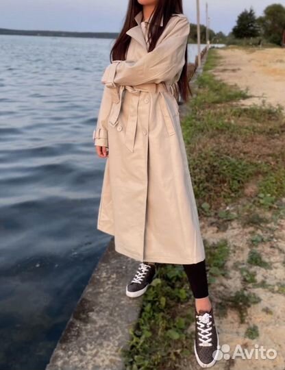 Тренч экокожа