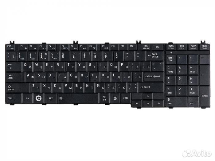 Клавиатура для ноутбука Toshiba Satellite C650, C6