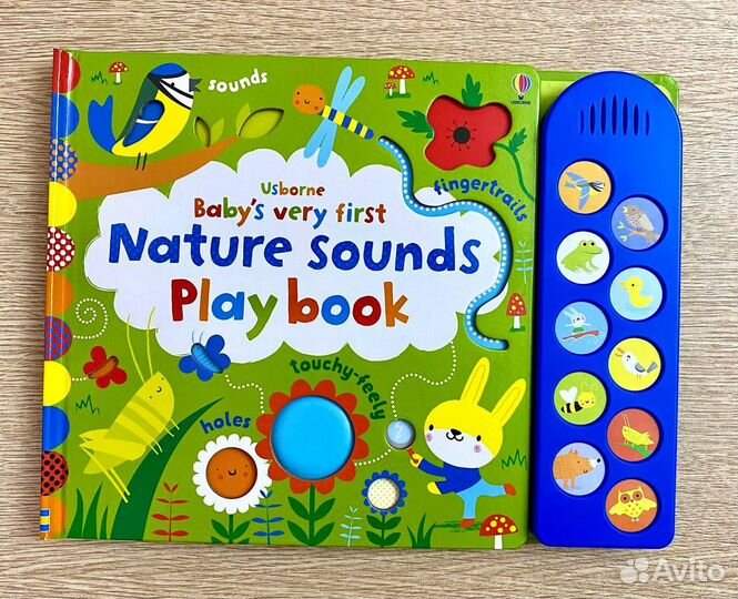 Музыкальная тактильная книга для малышей