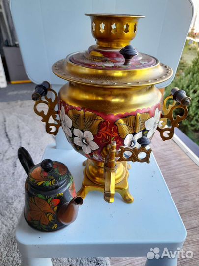 Тульский самовар и заварник